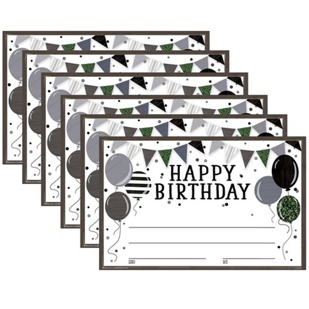 Teacher Created Resources Modern Farm Happy Birthday Awards, 6PK TCR8528-6